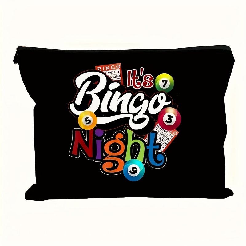 Travel Accessories Jewelry - A Bingo Night themed makeup bag-