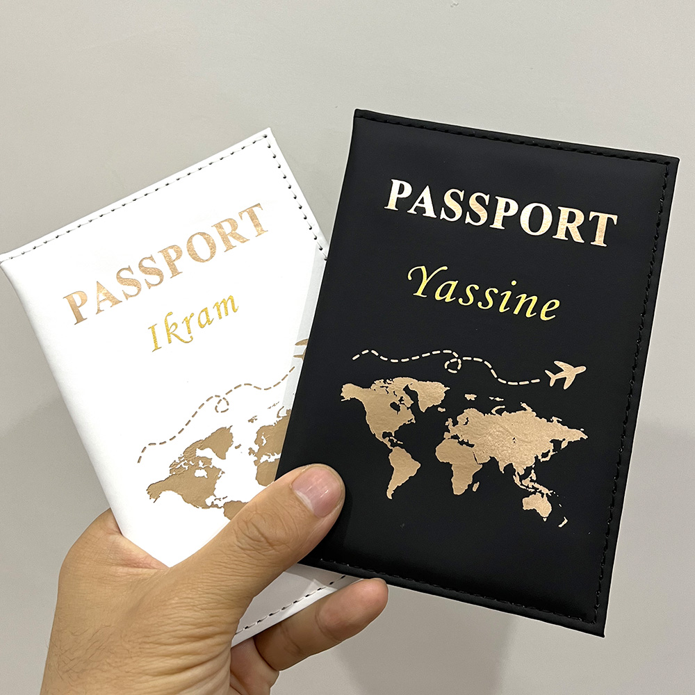 Travel Accessories On Plane - New Cute Personalized Passport Cover Plane