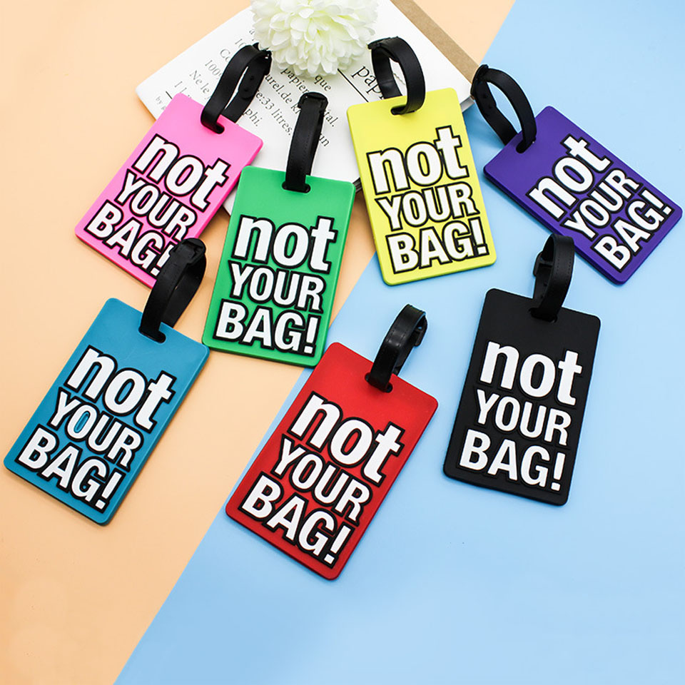 Travel Accessories Logo - Creative Letter Not Your Bag Travel
