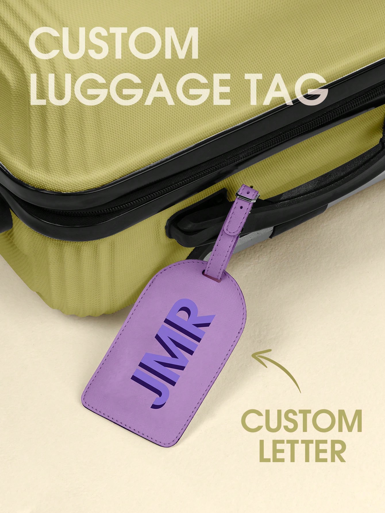 Personalized Initial Luggage T - It Travel Accessories recension och pris