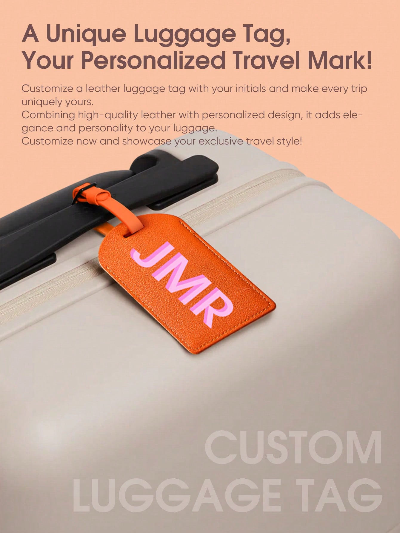 Personalized Initial Luggage T - It Travel Accessories recension och pris