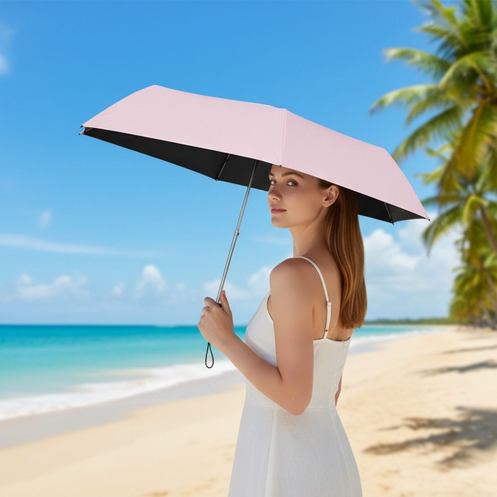 Folding Ultra-Light Sun Umbrel - Travel Umbrella Compact recension och pris