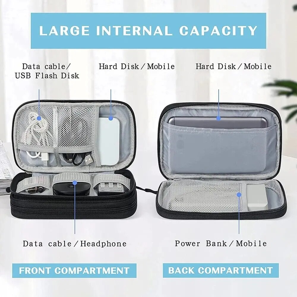 1Pc NEW Travel Organizer Bag C - Cable Organizer Travel recension och pris