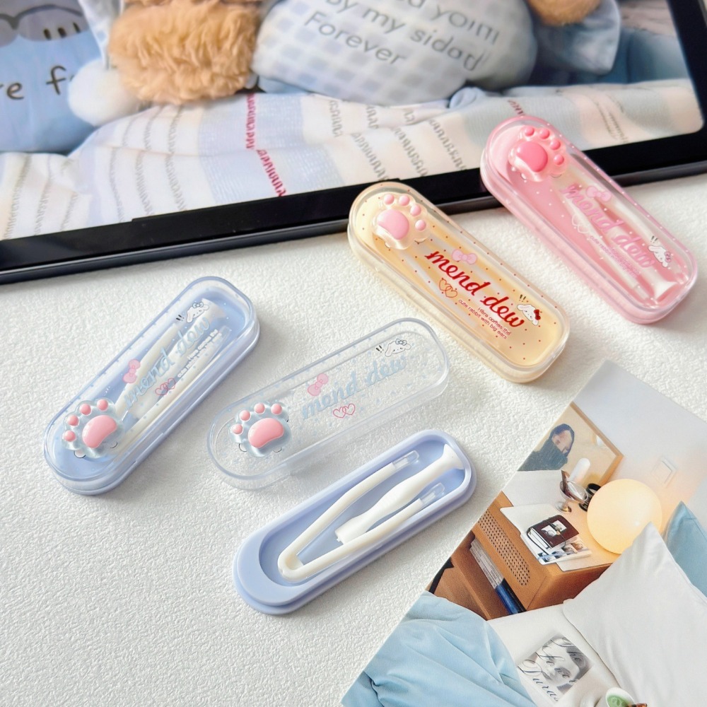 Frosted Bear Paw Contact Lens  - Travel Accessories Kit For Women recension och pris
