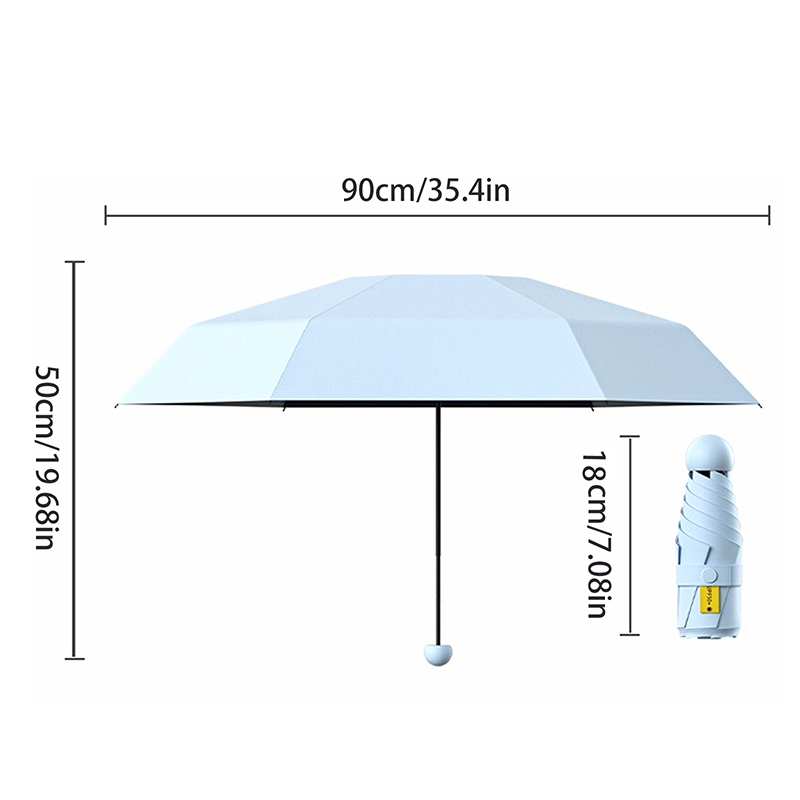 5 Fold Ultra Lightweight Sunsh - Travel Umbrella Compact recension och pris