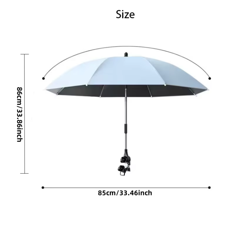Outside Car Umbrella with Clam - Travel Umbrella Compact recension och pris