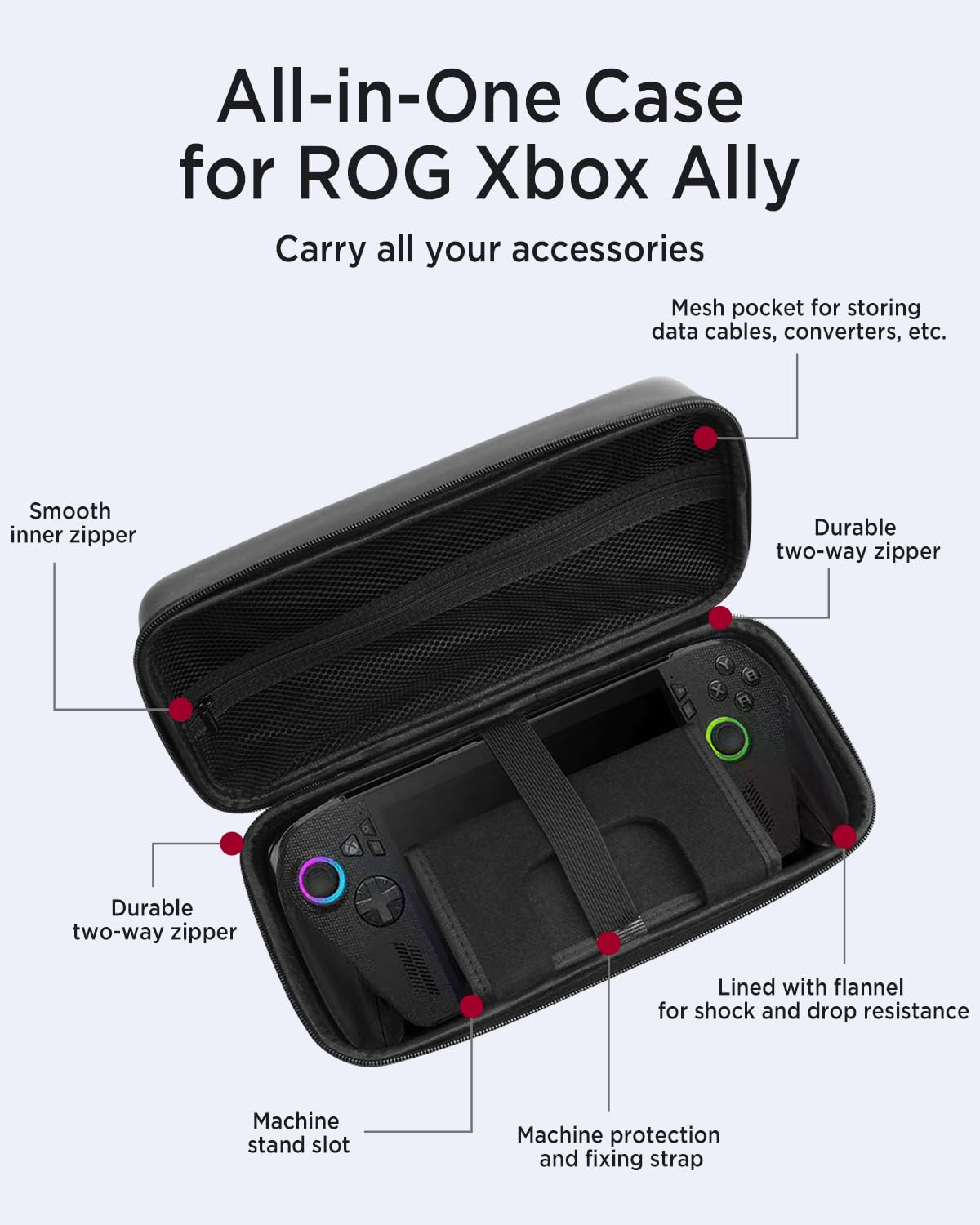 Travel Carrying Case for ROG X - Xbox Travel Accessories recension och pris