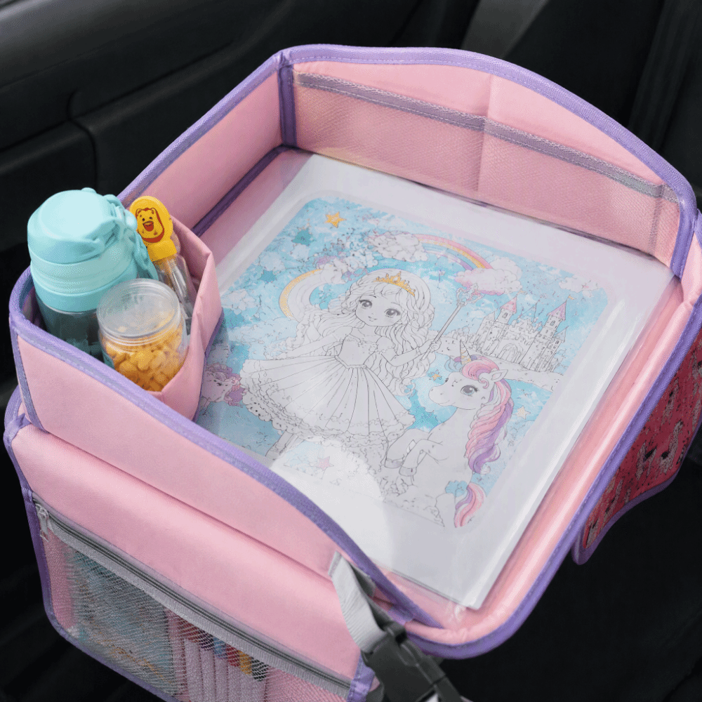 Portable Car Seat Writing Tray - Car Seat Travel Bag recension och pris