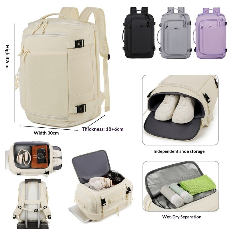 Travel Backpack Large Capacity - Travel Accessories Logo recension och pris