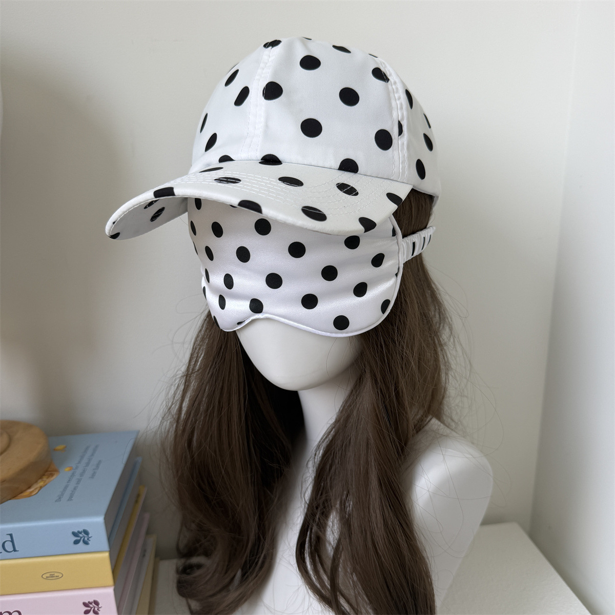Polka Dot Baseball Cap & Eye M - Travel Accessories Kit For Women recension och pris