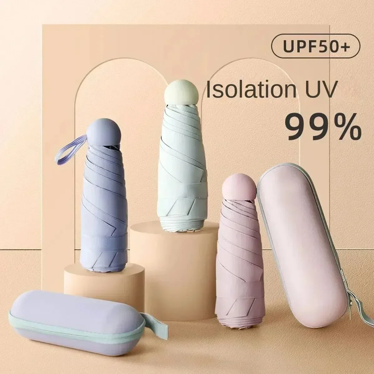 Compact Travel Mini Umbrella U - Travel Umbrella Compact recension och pris