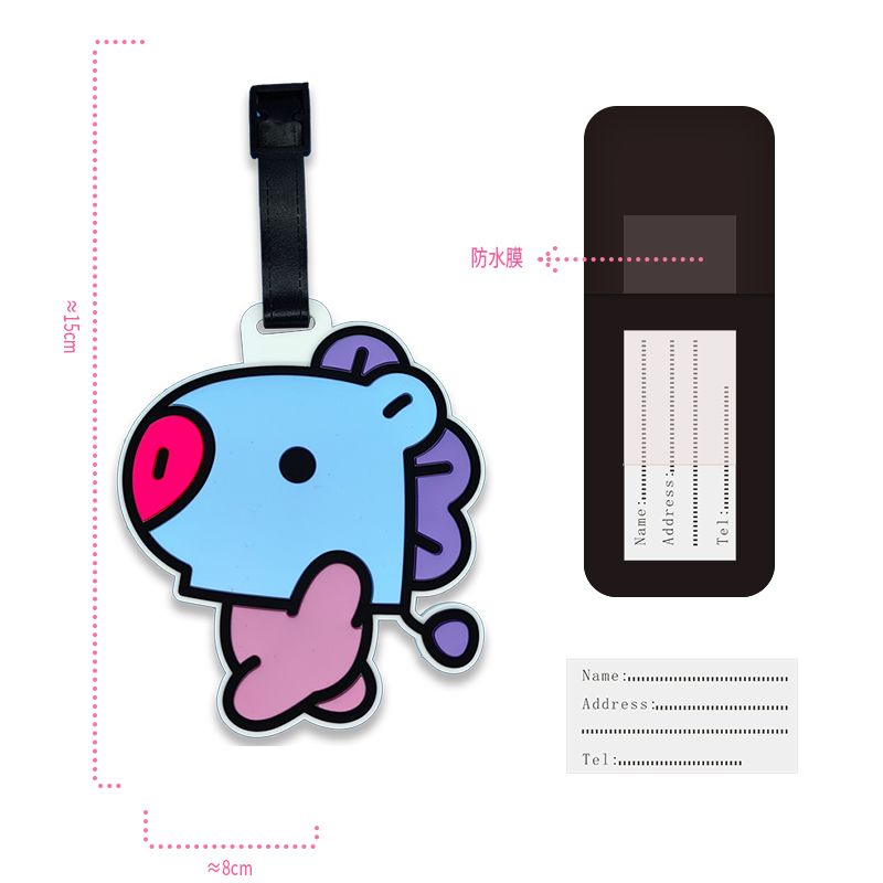 BT21 cartoon cute keychain Kaw - It Travel Accessories recension och pris