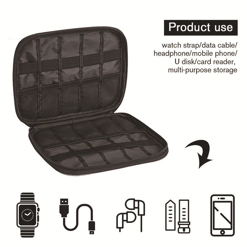 Portable Storage Bag for Apple - Cable Organizer Travel recension och pris
