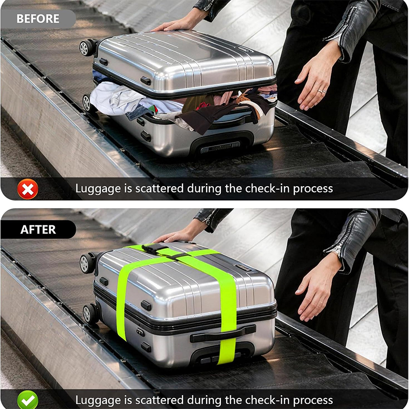 2m Adjustable Luggage Strap Cr - Travel Accessories Logo recension och pris