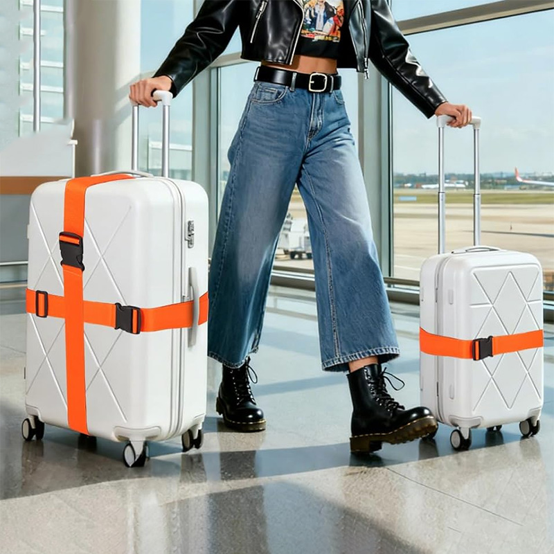 2m Adjustable Luggage Strap Cr - Travel Accessories Logo recension och pris