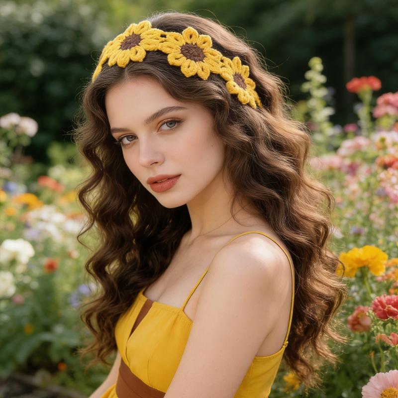 Knitted Flower Headband Colorf - Travel Accessories Hawaii recension och pris