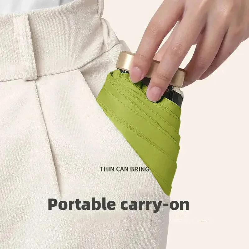 1Pc 55% Off Mini Sun Umbrella  - Travel Umbrella Compact recension och pris