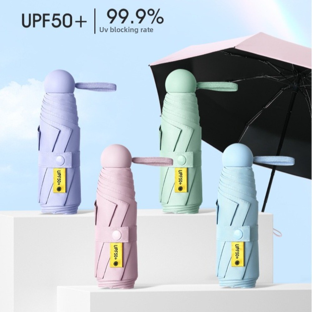 Mini Capsule Folding Umbrella  - Travel Umbrella Compact recension och pris