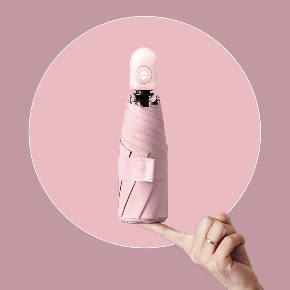Lightweight Automatic Pocket U - Travel Umbrella Compact recension och pris
