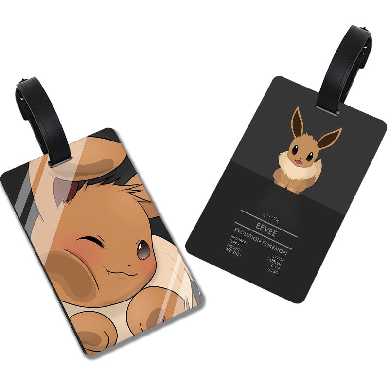 Pokemons Cartoon Luggage Tag K - Travel Accessories Logo recension och pris