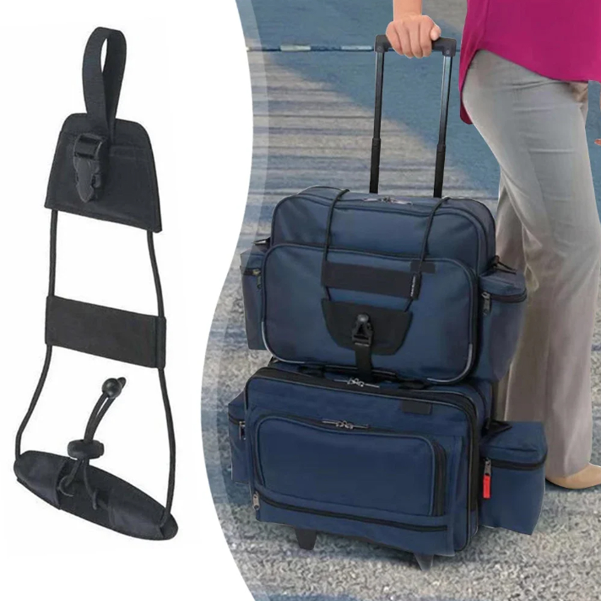 Travel Luggage Connecting Stra - Travel Accessories Logo recension och pris