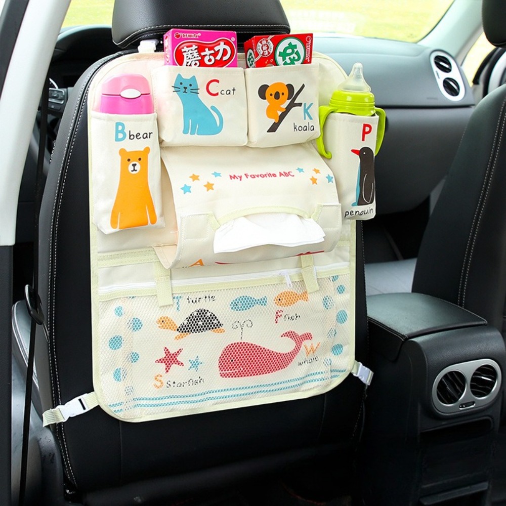 Cartoon Backseat Car Organizer - Car Seat Travel Bag recension och pris