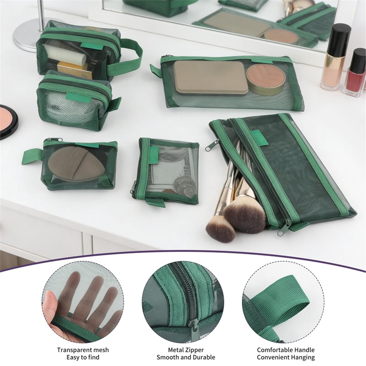 【TODAY-BUY】~@ 6pcs Transparent - Travel Accessories To Buy recension och pris