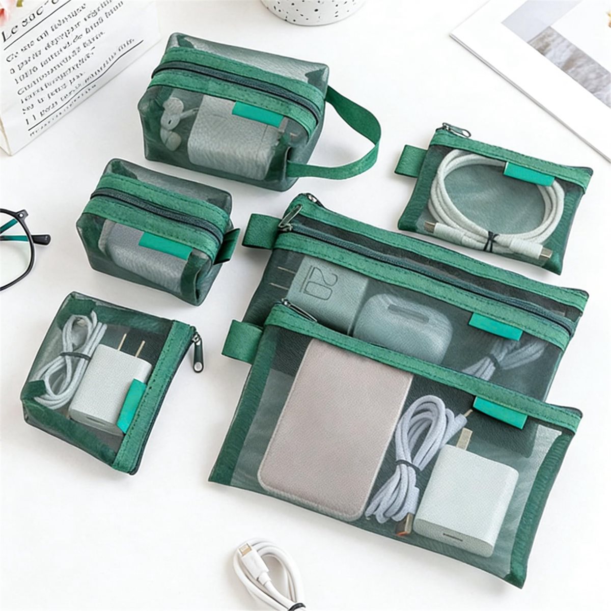 【TODAY-BUY】~@ 6pcs Transparent - Travel Accessories To Buy recension och pris