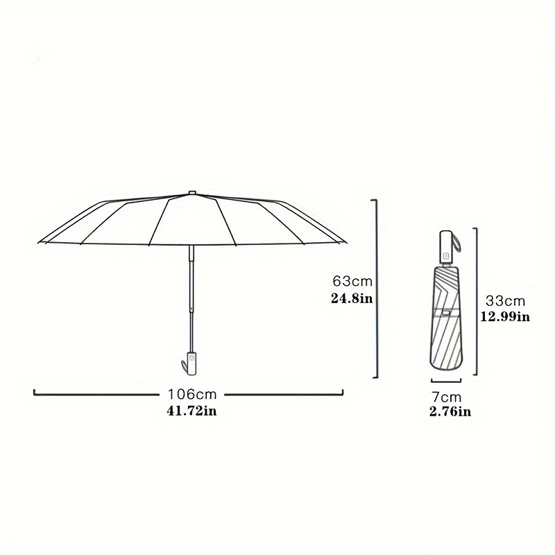 Stay Protected in Any Weather  - Travel Umbrella Compact recension och pris