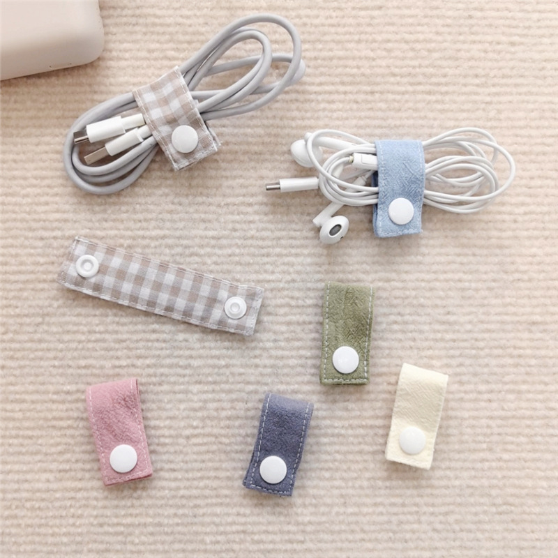 Fabric Cable Organizer Reusabl - Cable Organizer Travel recension och pris