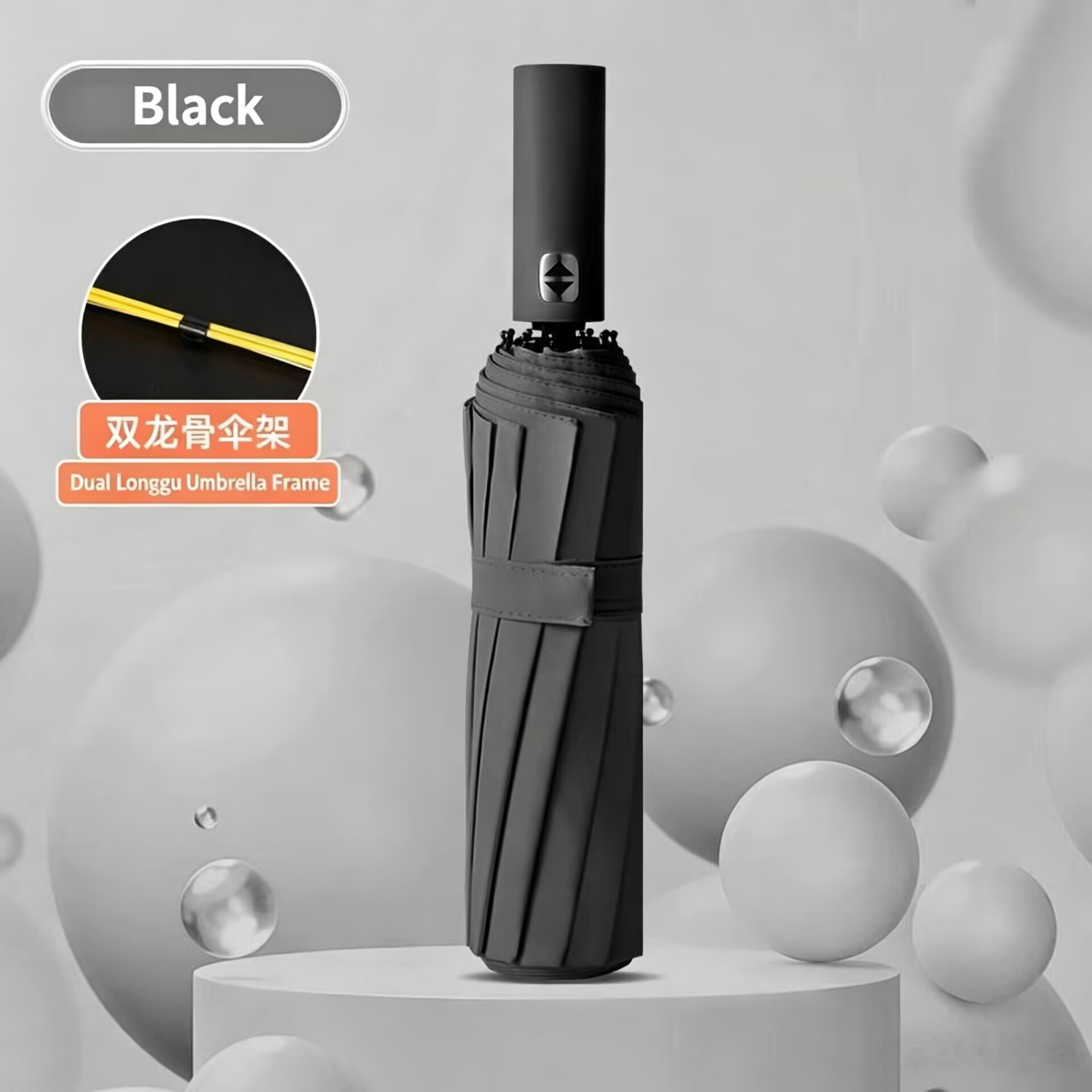 Umbrella Fully Automatic Thick - Travel Umbrella Compact recension och pris
